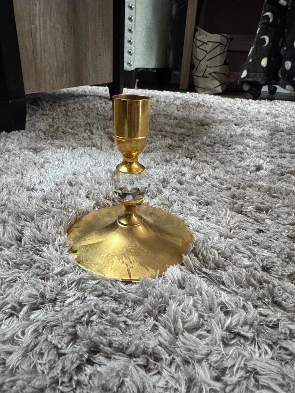 Candle Holders, Swarovski, Gold, Valerio Albrello